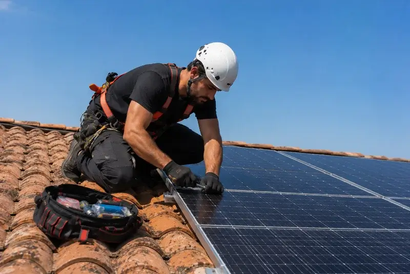 Maintenance et monitoring de panneaux solaires à Laruns